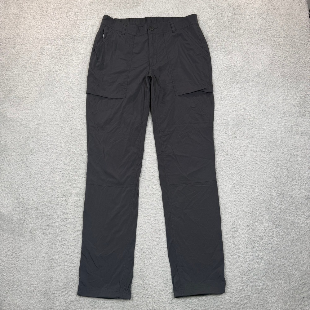 REI Co-op Savanna Trails Pants Womens 6 Dark Gray Hiking Travel Straight Leg